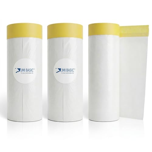 Pre Taped Masking Film for Car Painting (35 Inch)