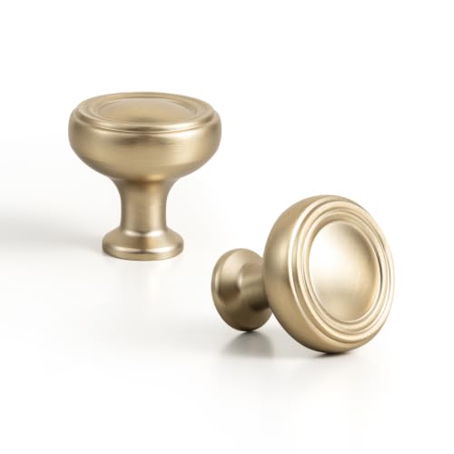 6 Pack Zinc Alloy Cabinet Knobs Solid Hardware