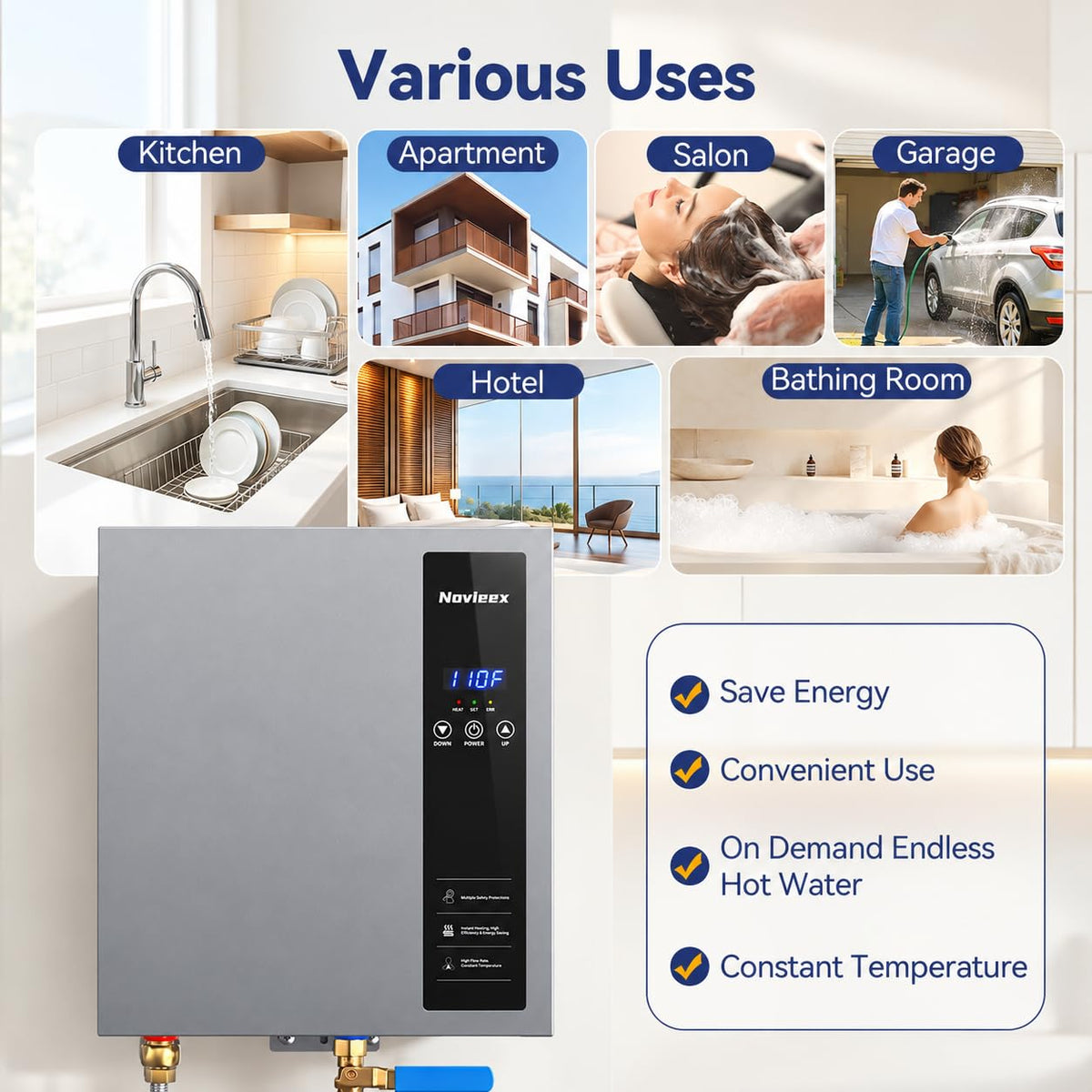 27kW Tankless Water Heater Electric