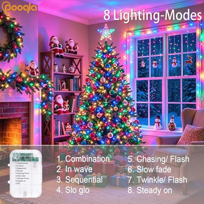 Clear Wire LED String Lights Indoor Christmas Lights Battery Powered