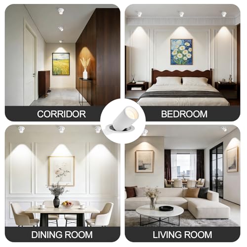 3CCT Gimbal Recessed Lights with J
