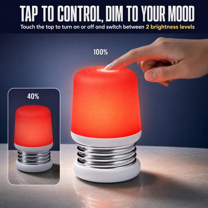 Rechargeable Table Lamp Bulb (Red)