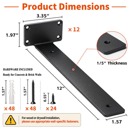 Shelf Brackets (12inch)