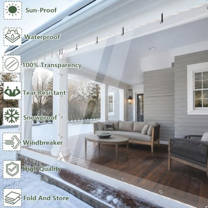 Clear PVC Vinyl Tarp Clear Tarps