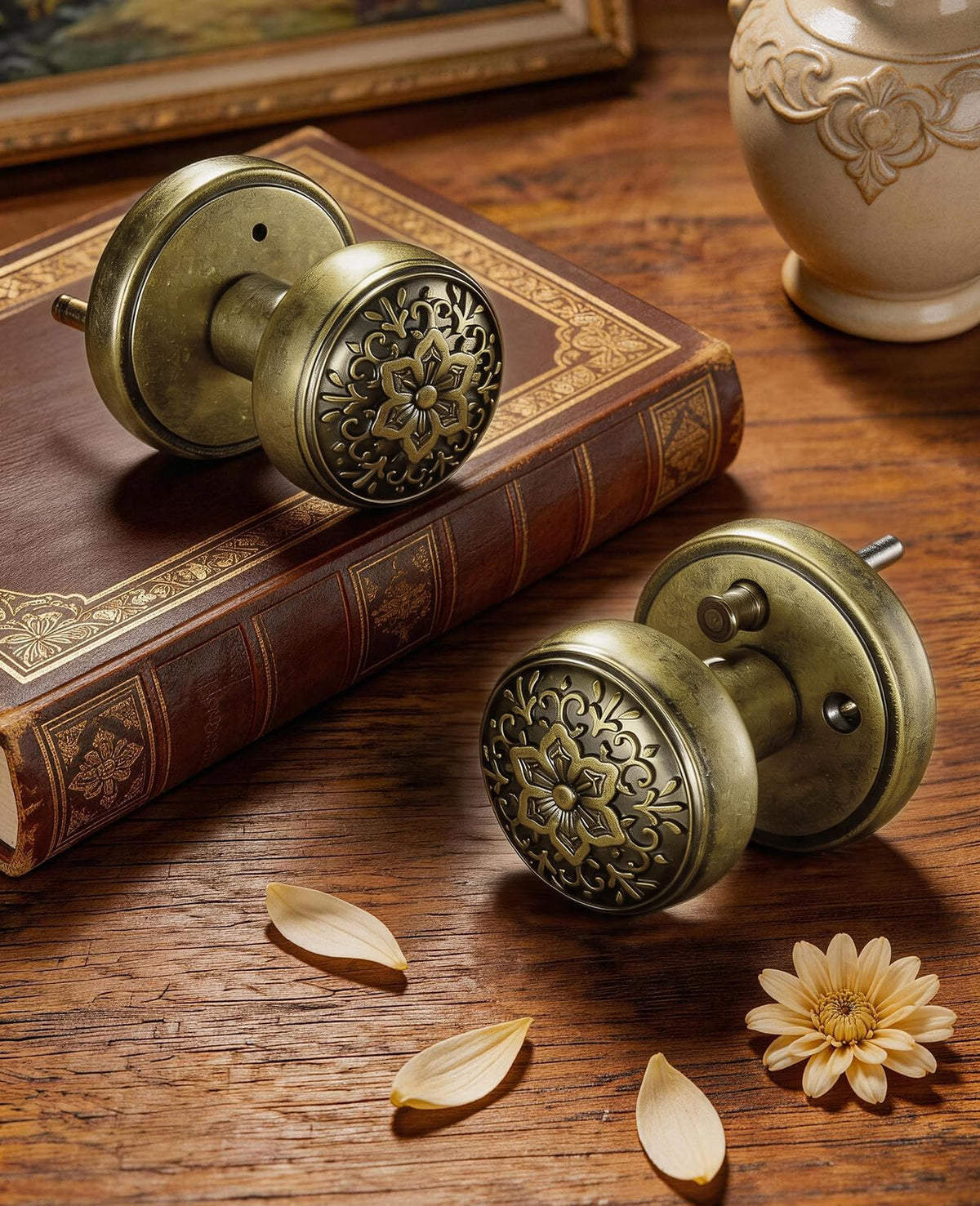 Aged Brass Door Knobs (Aged Brass)