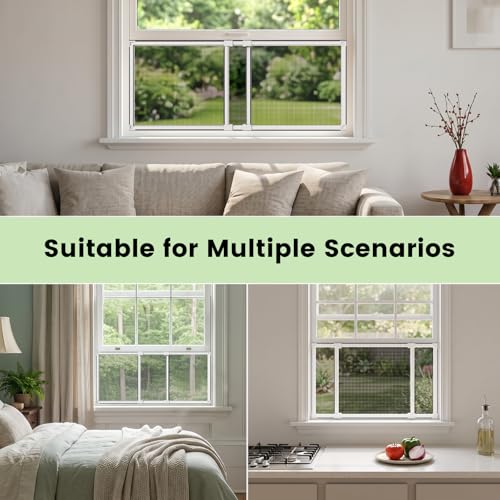 Adjustable Window Screen for Hung Windows