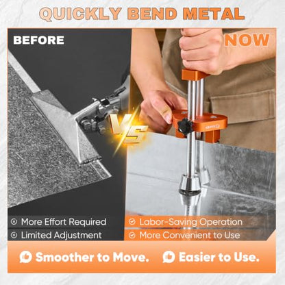 One Station Sheet Metal Bender (Small Orange)