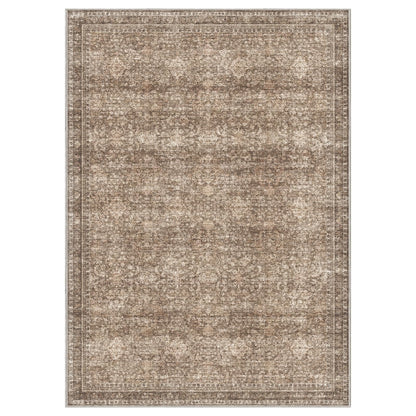 5x7 Area Rugs (Dark Brown / 5' x 7' (Rectangular))
