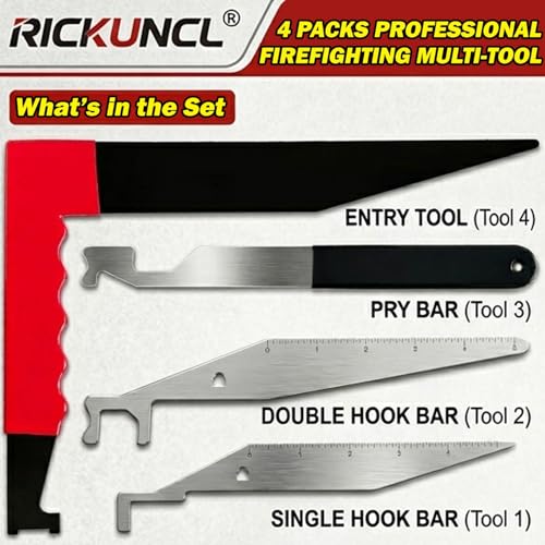 4 Packs Professional Firefighting Multi
