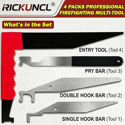 4 Packs Professional Firefighting Multi