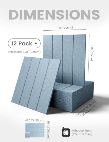 48" x 36" Large Felt Bulletin Board (Coastal Haze / Bold-stripe 12-pack)