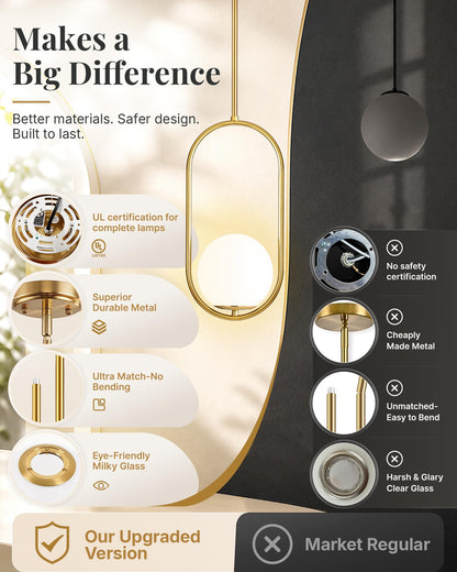 Pendant Lights Kitchen Island (Gold(2026 Upgraded Version) / 1 Pack)