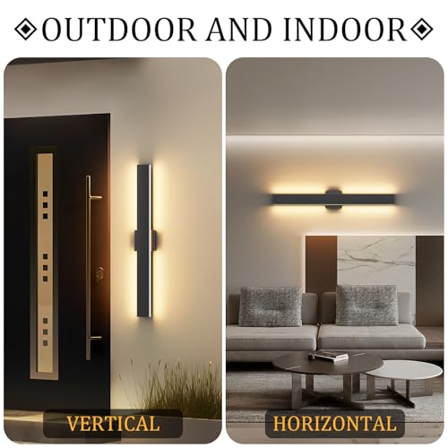 2 Pack 3 Colors Outdoor Wall Light