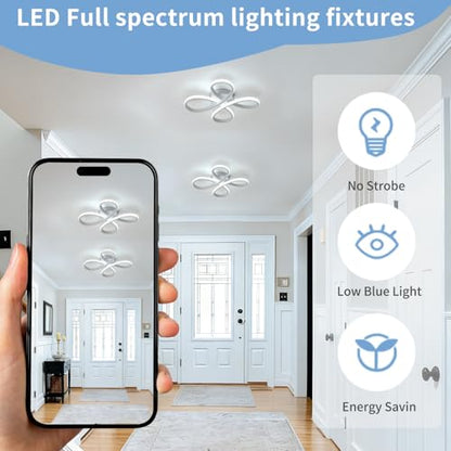 Modern LED Ceiling Light Floral