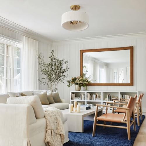 White Boho Rattan Chandelier Natural Wicker