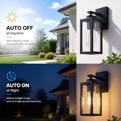 Dusk to Dawn Light Bulbs ST58 Outdoor Edison Bulbs LED