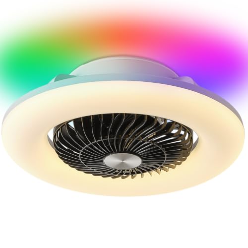 Bladeless Low Profile Ceiling Fan RGB
