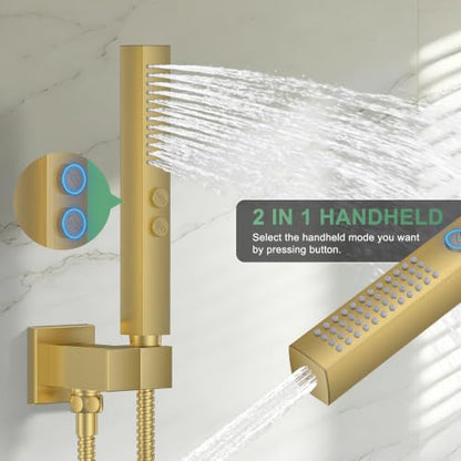 Rain Shower System with Rough