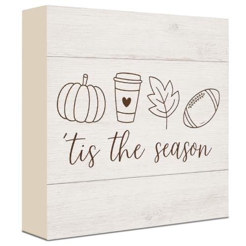 Fall Decorations for Home Wood Sign Fall Decor Shelf Decor