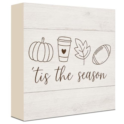 Fall Decorations for Home Wood Sign Fall Decor Shelf Decor