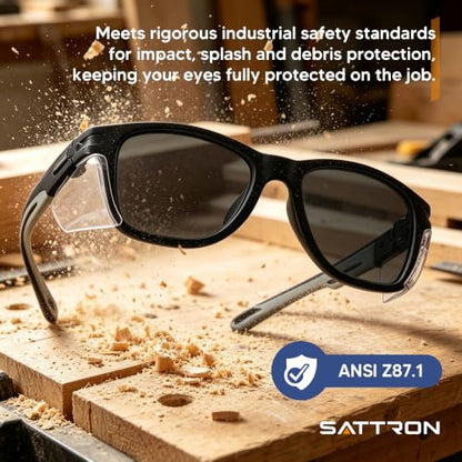 Anti Fog Safety Glasses Safety Goggles ANSI z87.1 Polycarbonate Scratch & Impact Resistant Protective Eyewear