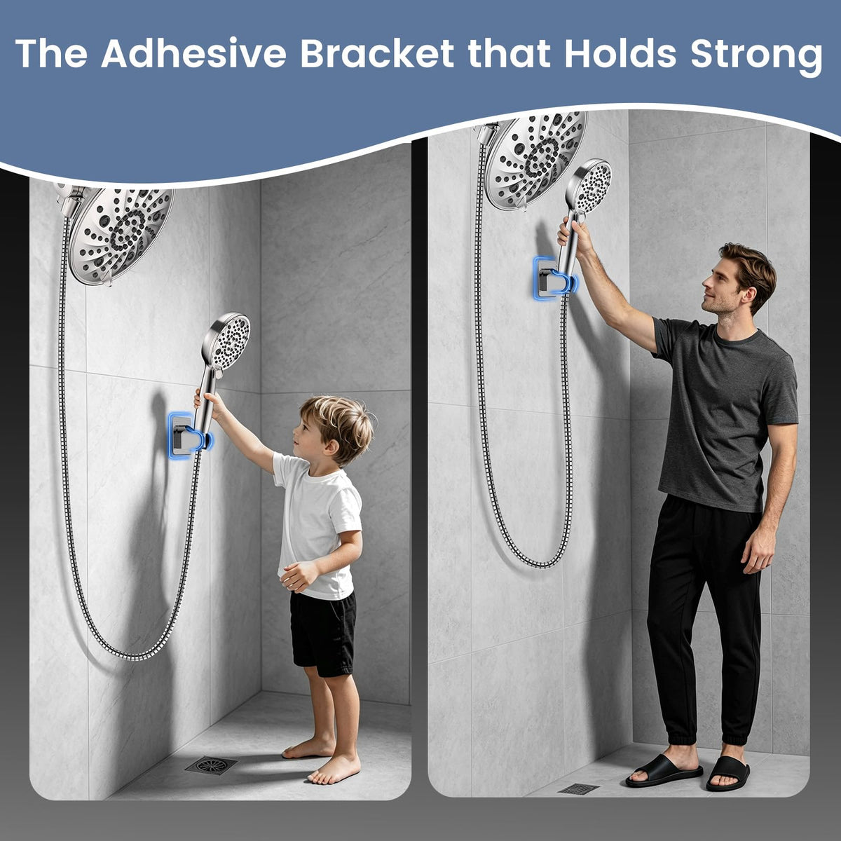 Shower Head with Handheld Combo (Brushed Nickel)