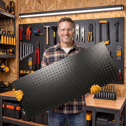 2 4 Pcs Metal Pegboard Panels