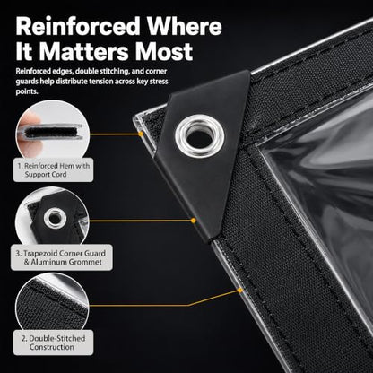Clear Tarp Heavy Duty Waterproof