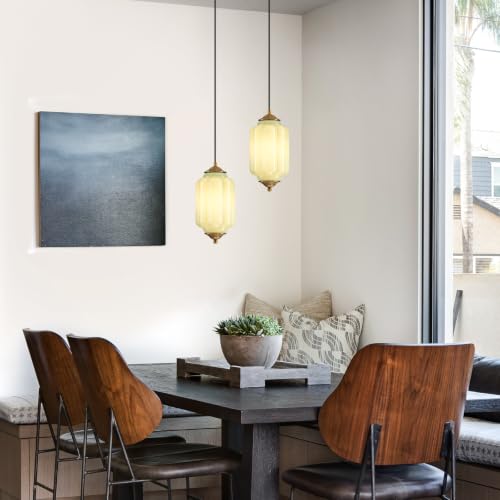 Vintage Glass Pendant Light