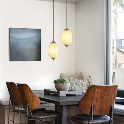 Vintage Glass Pendant Light