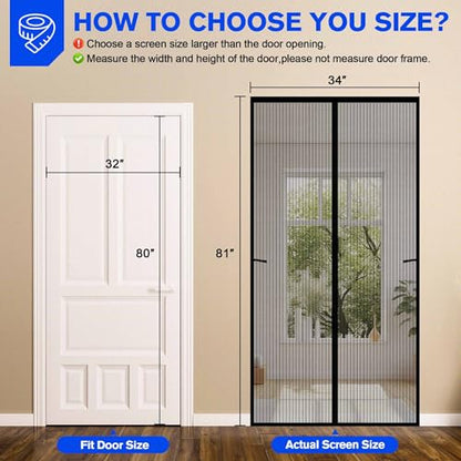 Magnetic Screen Door Mesh