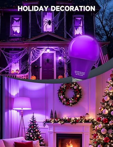 A19 9W Colored Light Bulbs