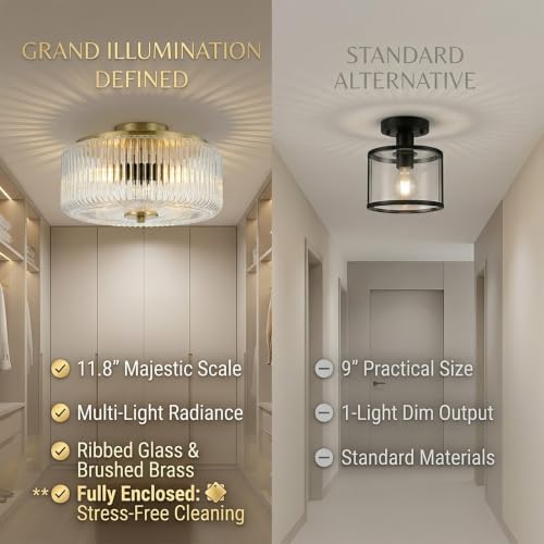 3 Light Flush Mount Ceiling Light
