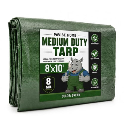 8x10 FT General Green Tarp (8x10 FT)