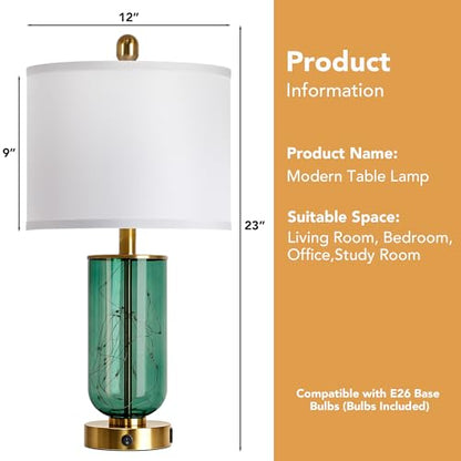 23" Bedside Table Lamps for Living Room