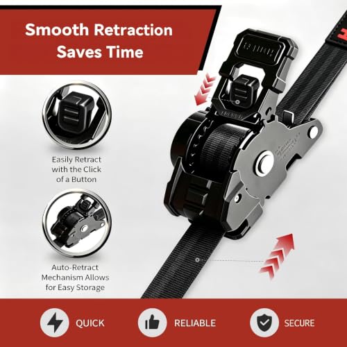 Retractable Ratchet Straps