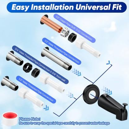 Universal Tub Spout with Diverter