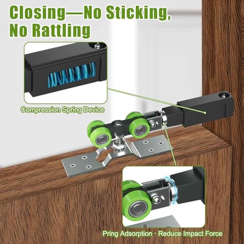 6FT 72In Sliding Pocket Door Track Kit