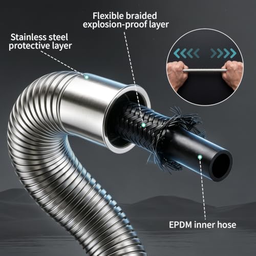 High Pressure Filtered Handheld Shower Head 9 Spray（4 filters） (2.5 Gallon Per Minute+4 Filters / Brushed Nickel)