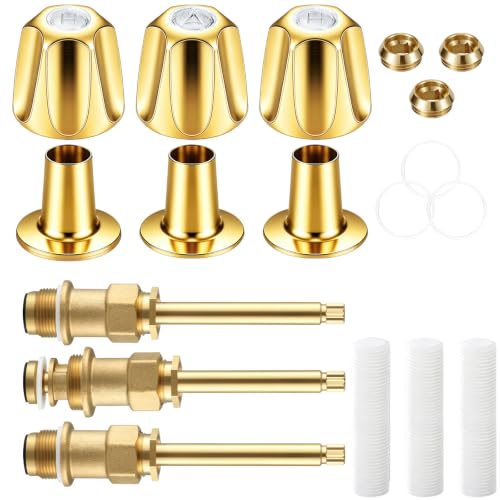 3 Piece Bathtub Shower Knob Replacement Kit