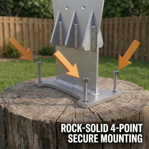 Heavy Duty Manual Kindling Splitter with Bolt