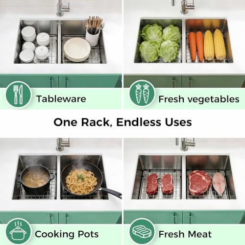 Stainless Steel Detachable Kitchen Sink Protector Grid
