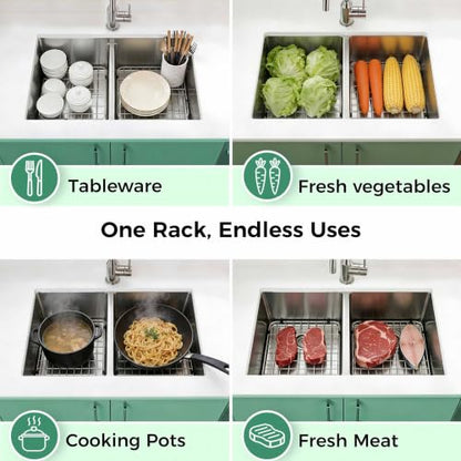 Stainless Steel Detachable Kitchen Sink Protector Grid