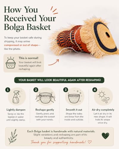 10in Boho Handwoven Pendant Light Shade with Raffia Fringe Ceiling Decor
