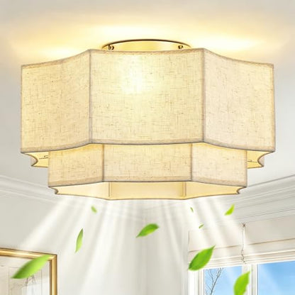 Boho Ceiling Fans with Lights