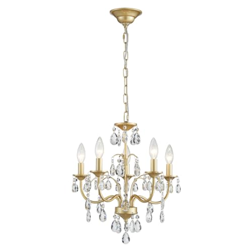Modern Crystal Chandeliers for Dining Room Light Fixture for Bedroom Living Room Kitchen Entryway Bar Bathroom