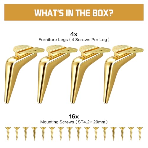 7 Inch Metal Furniture Legs