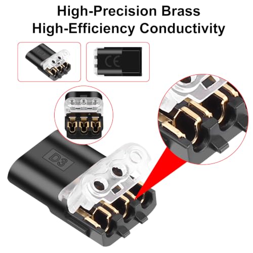 3 Pin Quick Connect Wire Connectors for 18