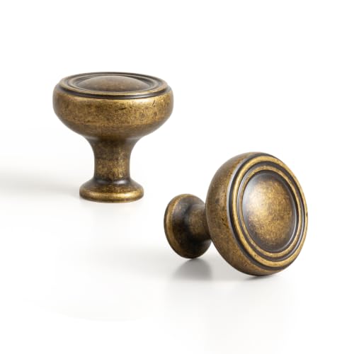6 Pack Zinc Alloy Cabinet Knobs Solid Hardware