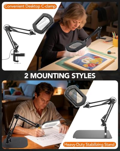 10X 30X Magnifying Glass with Light